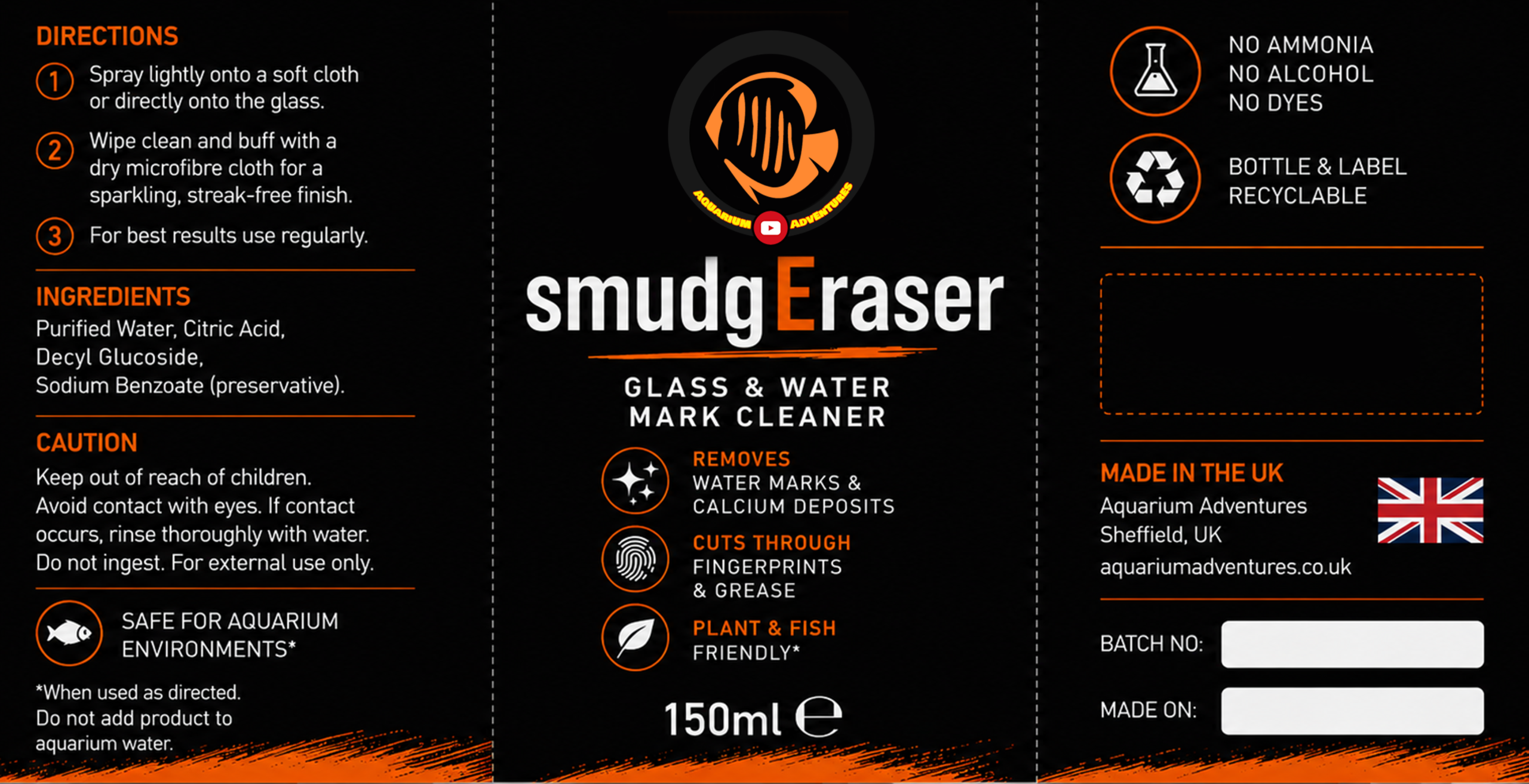 smudgEraser - Aquarium Glass Cleaner - Image 2